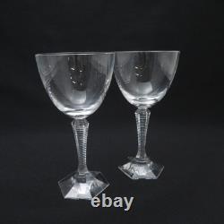 Baccarat Opera Crystal Wine Glasses 2-Piece Set, Clear, Vintage Elegance