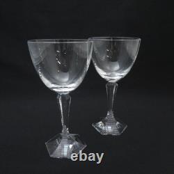 Baccarat Opera Crystal Wine Glasses 2-Piece Set, Clear, Vintage Elegance