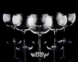 Baccarat Pavillon (Chambertin) Wine Glasses Set of 6 Vintage Crystal France