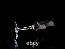 Baccarat Zurich Claret Wine Glasses Set of 4 Vintage Crystal France Signed