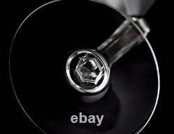 Baccarat Zurich Claret Wine Glasses Set of 4 Vintage Crystal France Signed