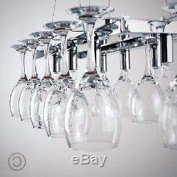 Bar Restaurant Lights Modern Vintage Wine Glass Holder Lighting 8 Pendant Light