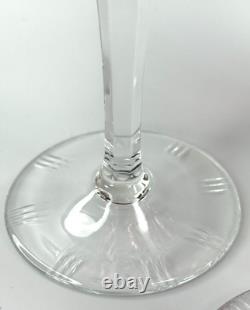 Beautiful Vintage Nachtmann 124 Collection Cranberry Wine Glasses Set of Six