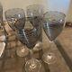 Beautiful Vintage Set Of 4 Steven Maslach Wine Glasses. Signed Set! 1983