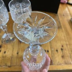 Bohemia Made in Czechoslovakia Fine Lead Crystal Vintage Wine 6 Glasses NIB