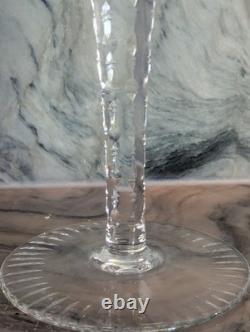 Bohemian Multicolor Crystal Wine Glasses Set 4 Czechoslovakia Grape Design Vtg