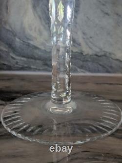 Bohemian Multicolor Crystal Wine Glasses Set 4 Czechoslovakia Grape Design Vtg