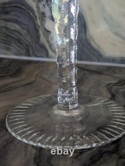 Bohemian Multicolor Crystal Wine Glasses Set 4 Czechoslovakia Grape Design Vtg