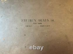 Box set of 8 Steuben Glasses 7725 Wine Glass 4 7/8 H With ORIGINAL BAGS