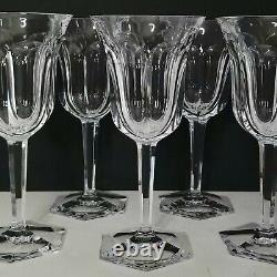 Buy 1-5 BACCARAT Malmaison WATER GOBLETS 7 3/8 Crystal Stemware VTG WINE GLASS
