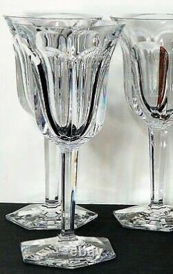 Buy 1-5 BACCARAT Malmaison WATER GOBLETS 7 3/8 Crystal Stemware VTG WINE GLASS