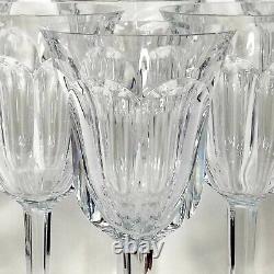 Buy 1-5 BACCARAT Malmaison WATER GOBLETS 7 3/8 Crystal Stemware VTG WINE GLASS