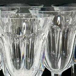 Buy 1-5 BACCARAT Malmaison WATER GOBLETS 7 3/8 Crystal Stemware VTG WINE GLASS