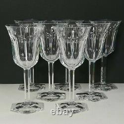 Buy 1-7 BACCARAT Malmaison WATER GOBLETS XL 8 Crystal Stemware VTG WINE GLASSES