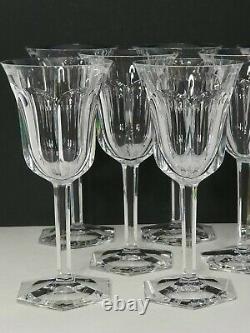 Buy 1-7 BACCARAT Malmaison WATER GOBLETS XL 8 Crystal Stemware VTG WINE GLASSES