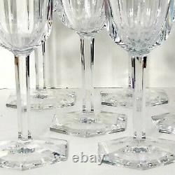 Buy 1-7 BACCARAT Malmaison WATER GOBLETS XL 8 Crystal Stemware VTG WINE GLASSES