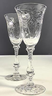 Cambridge Achilles Wine Glasses Set of 2 Vintage