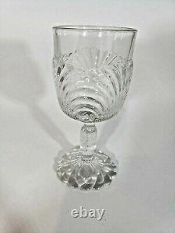 Cambridge Vintage Caprice Clear Wine Glasses 5 High Set of 10, No Chips/Cracks