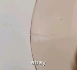 Carlo Moretti Blush Pink Over White Cased Stem 2 Wine Glasses & 6 Cordials MCM