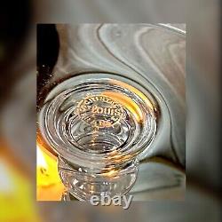 Chartreuse Bubbles by Saint Louis Wine Glass Vintage France Blown Glass 9 5/8