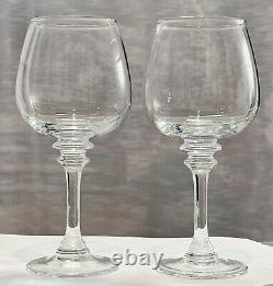 Claro Pottery Barn Wine Glasses Vintage Blown Barware Wine Glasses Poland 8.5