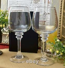 Claro Pottery Barn Wine Glasses Vintage Blown Barware Wine Glasses Poland 8.5