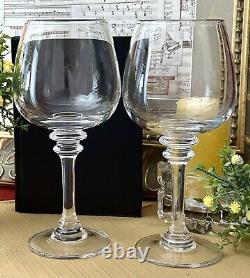 Claro Pottery Barn Wine Glasses Vintage Blown Barware Wine Glasses Poland 8.5