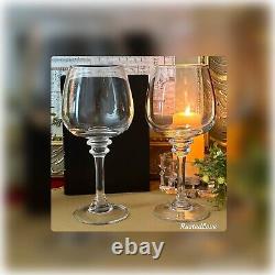 Claro Pottery Barn Wine Glasses Vintage Blown Barware Wine Glasses Poland 8.5