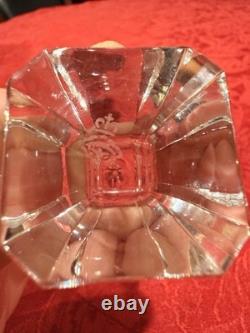 Classic Exquisite Josair Linda Pattern Crystal Wine Glasses Set Of 8 Vintage