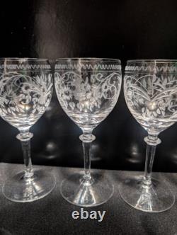 Connaisseur by Theresienthal, Vintage Ultra Fine German Crystal Sherry Glasses