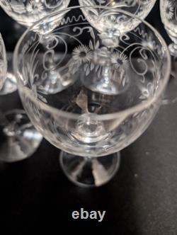 Connaisseur by Theresienthal, Vintage Ultra Fine German Crystal Sherry Glasses