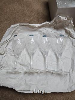 Cristal D'Arques-VINTAGE Durand Eternelle Wine Glasses Set of 4 BRAND NEW