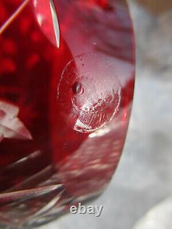 Crystal wine Glasses Mixed lot of 6 cut to clear Made In Poland & some unknow