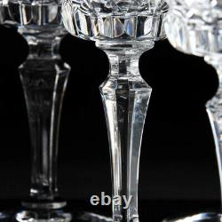 Cut crystal glass Cristal de Sèvres COLOMBIA white wine set of six vintage