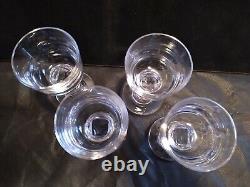 DANSK Carla Crystal Wine Glasses JHQ Rare Vintage 1970's