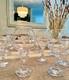 DAUM Vintage French Crystal Wine Glasses, Lot of 11, Signed Limited Edition