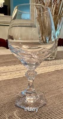 DAUM Vintage French Crystal Wine Glasses, Lot of 11, Signed Limited Edition