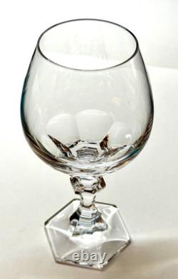 DAUM Vintage French Crystal Wine Glasses, Lot of 11, Signed Limited Edition