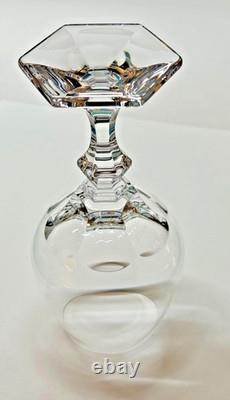 DAUM Vintage French Crystal Wine Glasses, Lot of 11, Signed Limited Edition