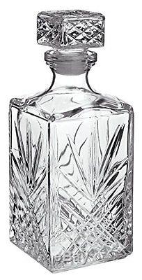 Decanter Vintage Glass Stopper Crystal Whiskey Bottle Scotch Brandy Wine Liquor