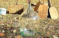 Demijohn Bottle Vintage Large Glass Demijohn Wine Bottle Clear Terrarium Bottle