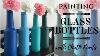 Diy Bottle Painting Upcycle Glass Bottles With Easy To Make Chalk Paint