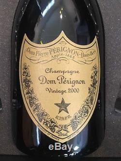 Dom Perignon Vintage 2000 2 Glass Gift Set Unopened, New, RARE