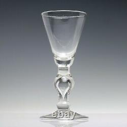 Early 18th Century Baluster Wine Goblet c1710