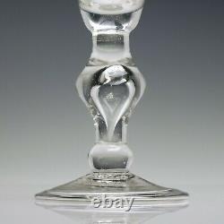 Early 18th Century Baluster Wine Goblet c1710
