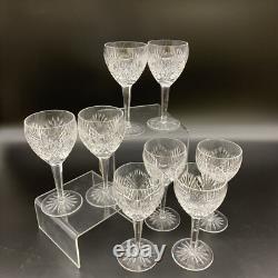 Elegant Set of 8 Vintage Webb Corbett  Wine Glasses