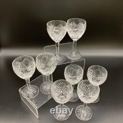 Elegant Set of 8 Vintage Webb Corbett  Wine Glasses