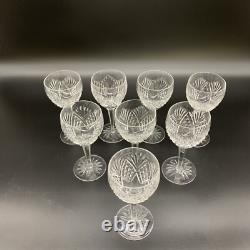 Elegant Set of 8 Vintage Webb Corbett  Wine Glasses