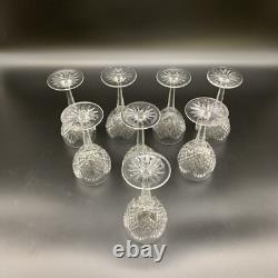 Elegant Set of 8 Vintage Webb Corbett  Wine Glasses