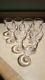 Elegant Vintage Estate signed set of 10 Steuben 6268 Port Wine Sherry Glasses